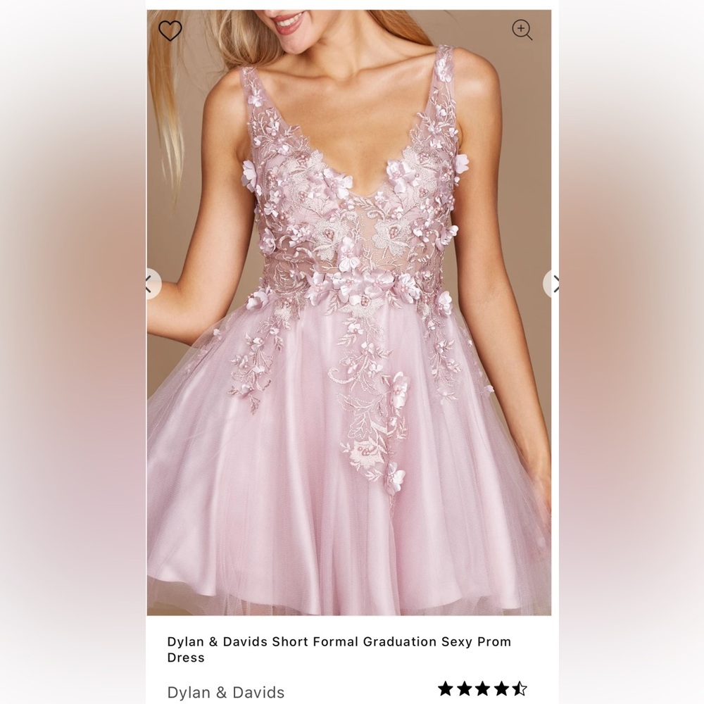 Dylan & Davids Short Formal Graduation Sexy Prom Dress
Color : Mauve
SIZE : 4